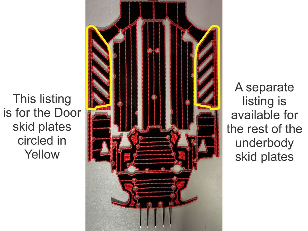Ford GT 2nd Gen. (2017-2022) Door Skid Plates