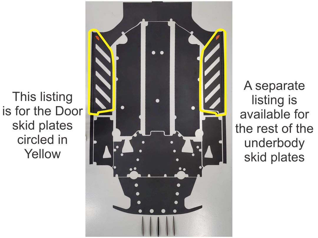 Ford GT 2nd Gen. (2017-2022) Door Skid Plates