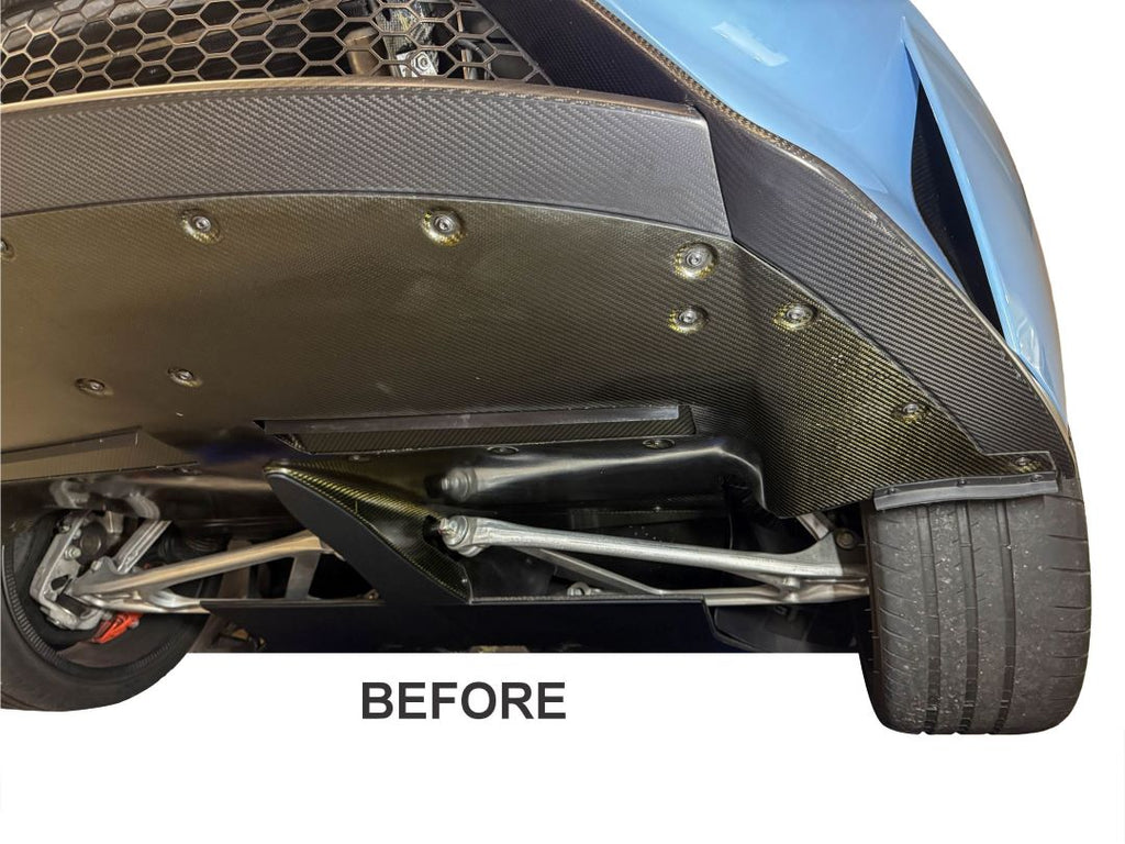 Ford GT 2nd Gen. (2017-2022) Front Bumper Skid Plates