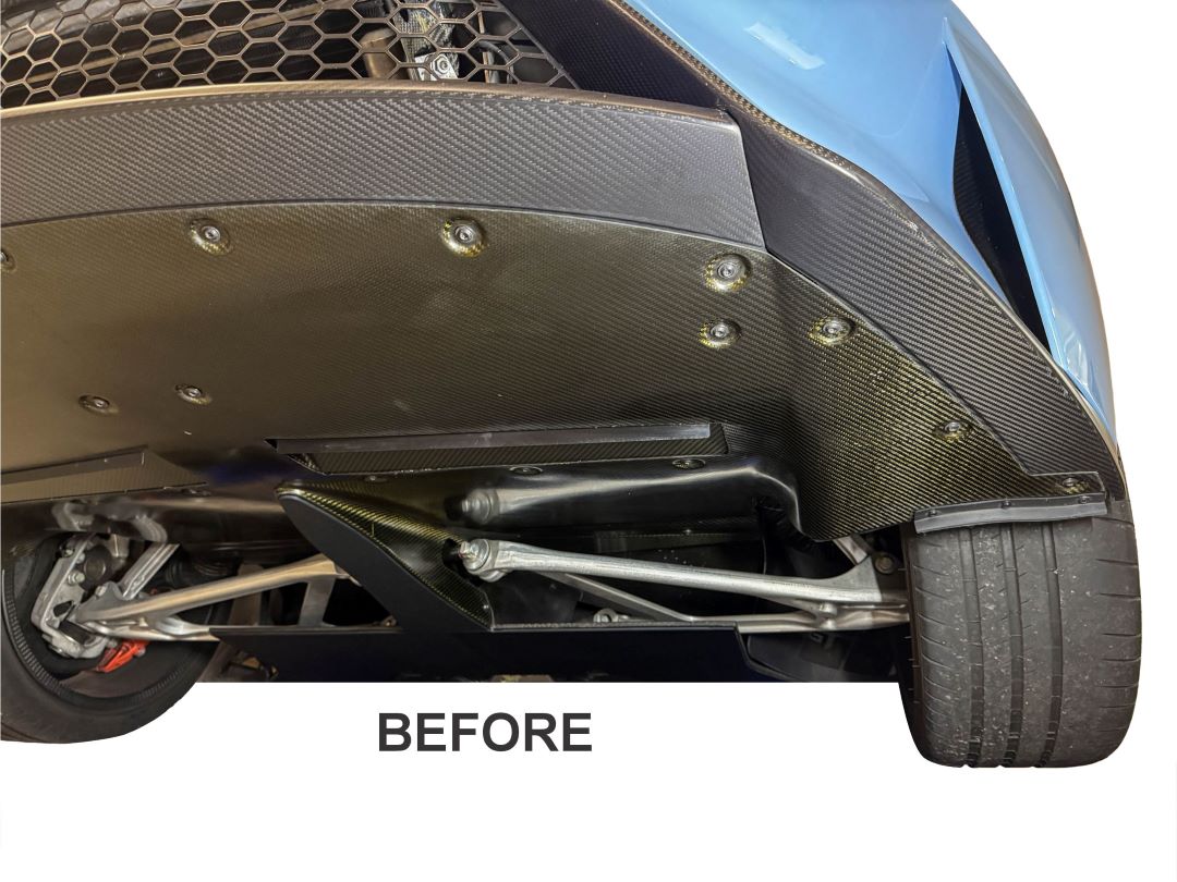 Ford GT 2nd Gen. (2017-2022) Front Bumper Skid Plates