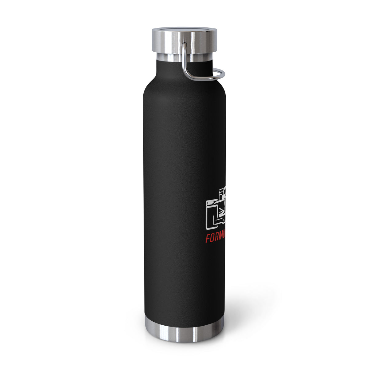 [Black] Left — FPUSA Front View Copper Vacuum Bottle