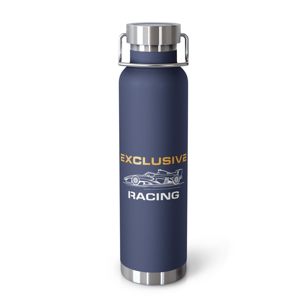 [Navy] Front — EXR F-Car Side Copper Vacuum Bottle