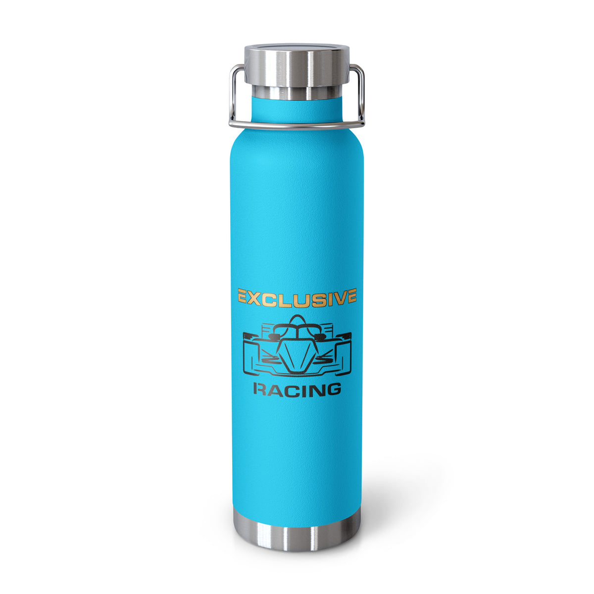 [Pebble Blue] Front — EXR F-Car Front Copper Vacuum Bottle