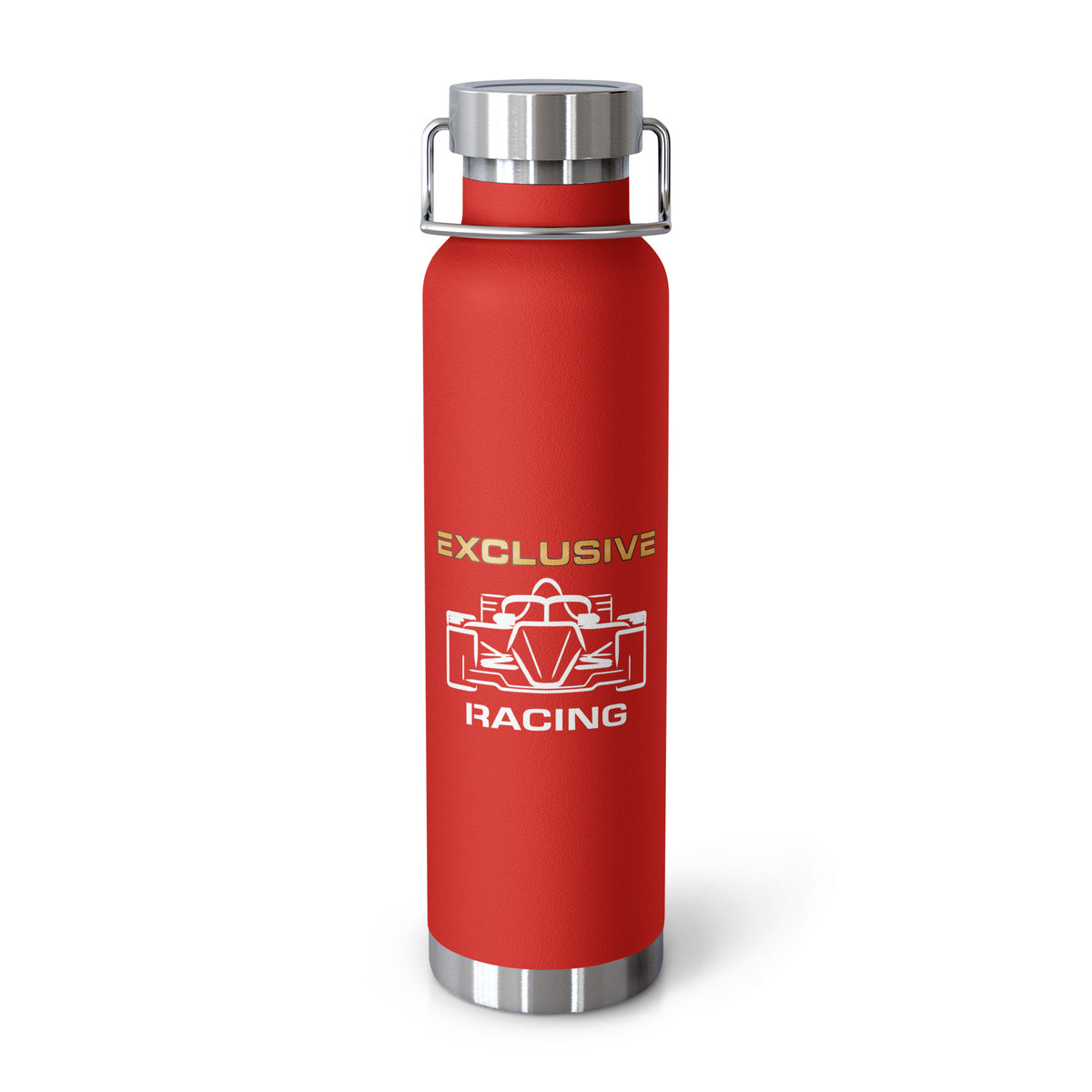 [Red] Front — EXR F-Car Front Copper Vacuum Bottle