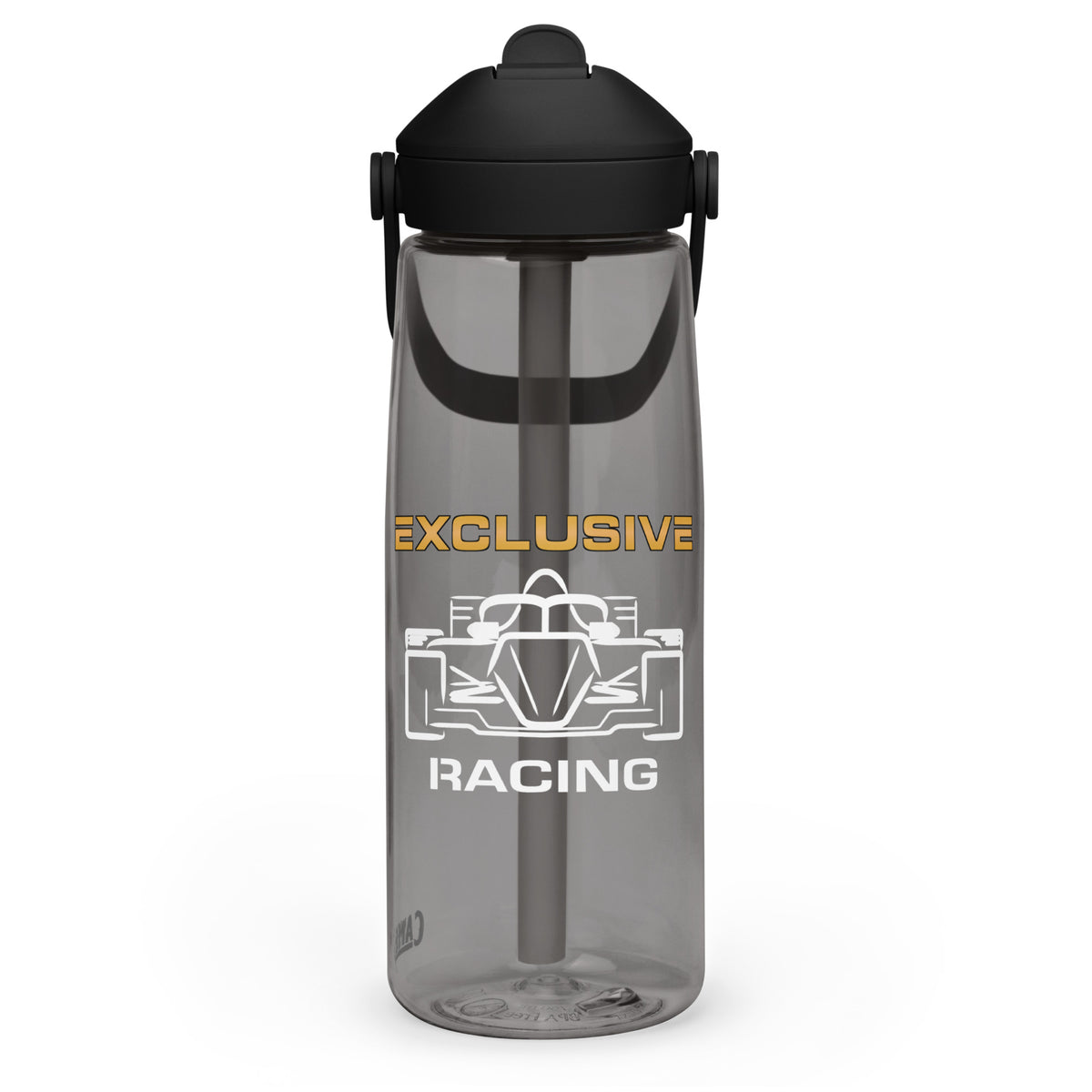 [Charcoal] Left — EXR F-Car Front CamelBak Flip-Straw Bottle