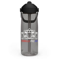 [Charcoal] Left — FPUSA Front View CamelBak Flip-Straw Bottle