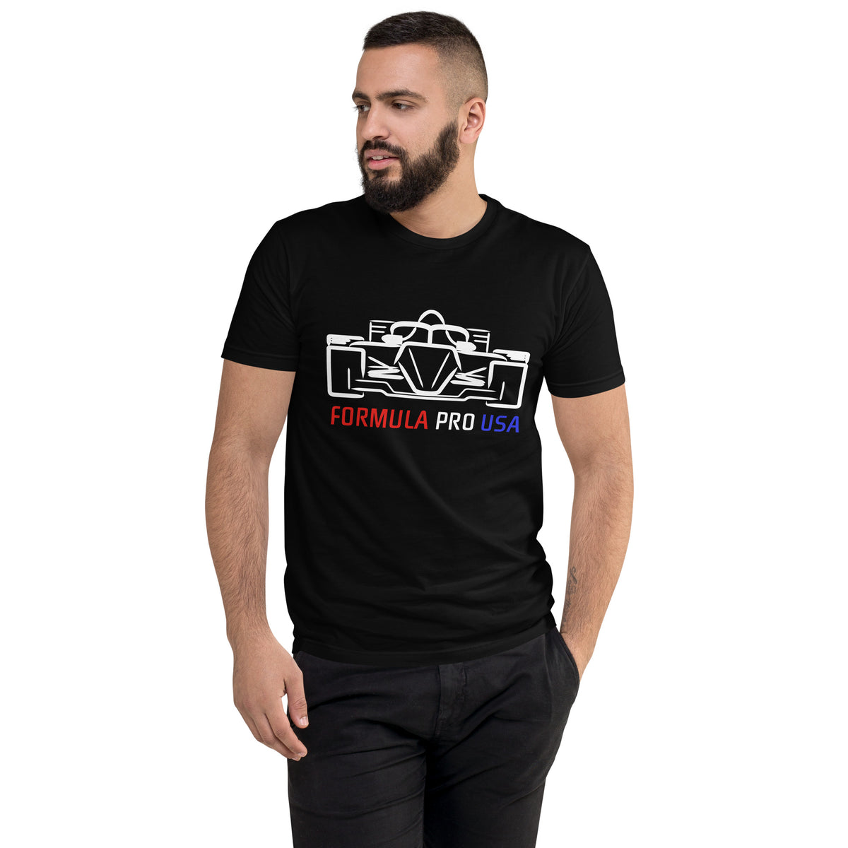 [Black] Front — FPUSA Front View Tee — Men's