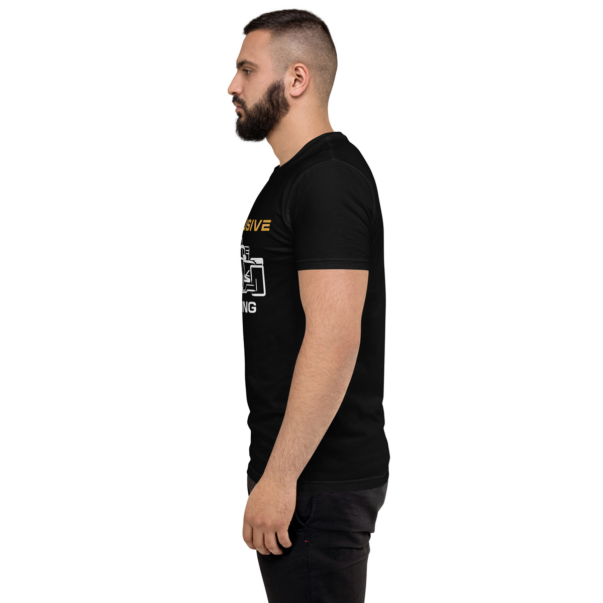 [Black] Left — EXR F-Car Front Tee — Men's
