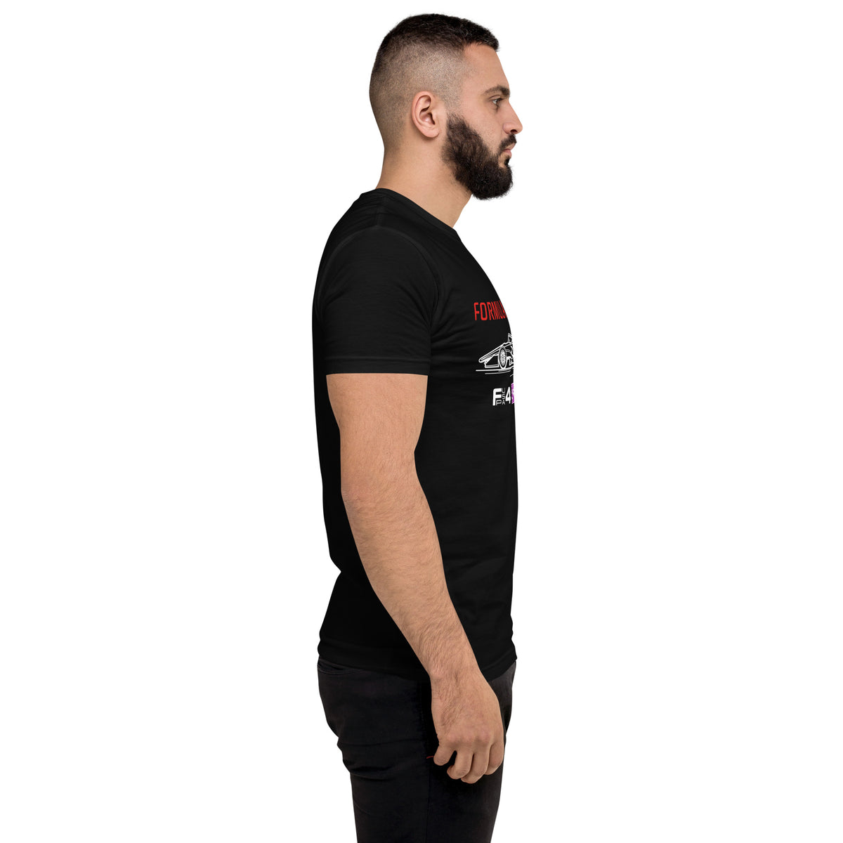 [Black] Right — FPUSA All Classes Side View Tee — Men's