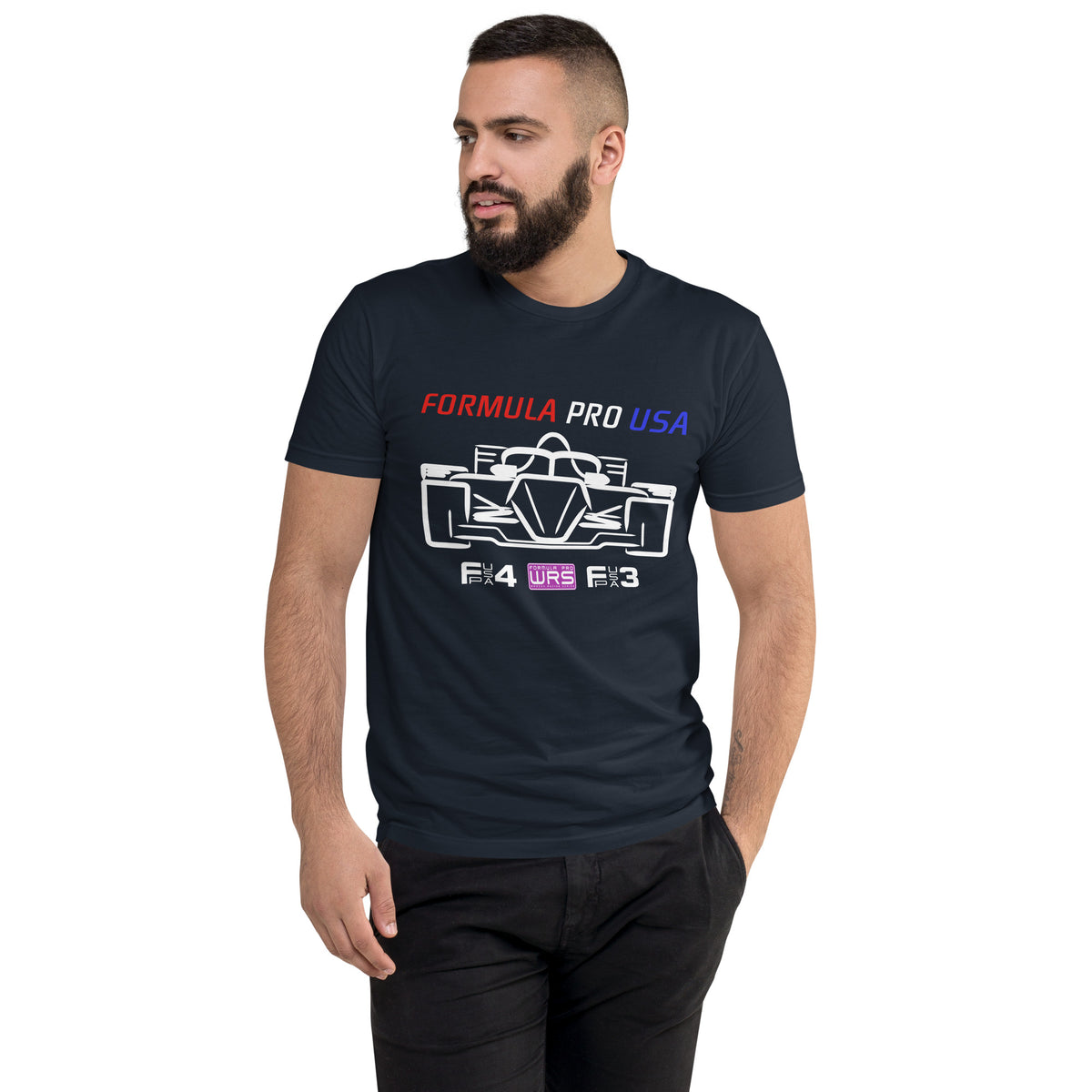 [Midnight Navy] Front — FPUSA All Classes Front View Tee — Men's