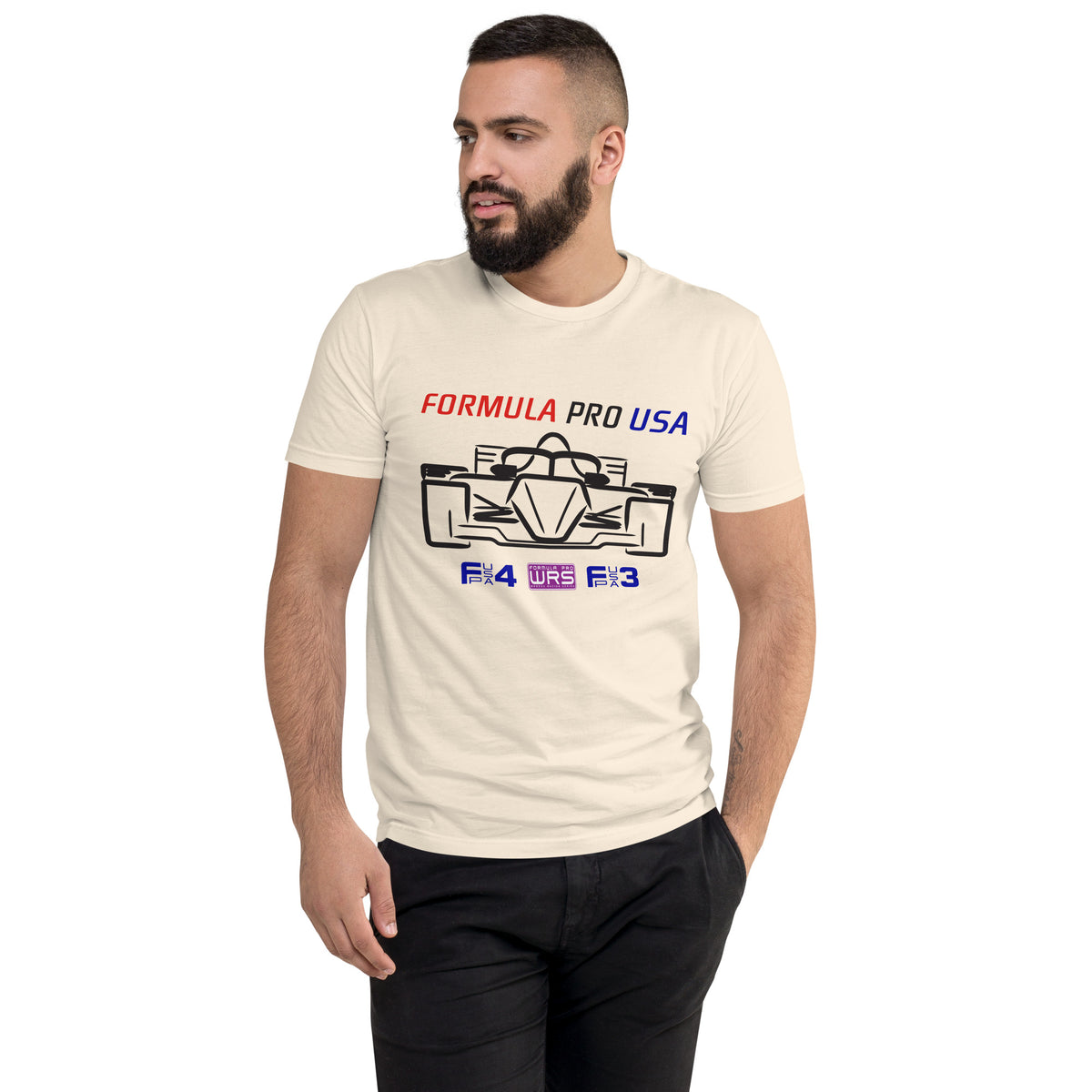 [Natural] Front — FPUSA All Classes Front View Tee — Men's