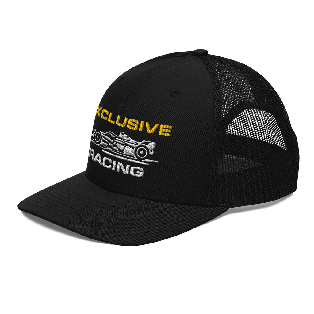 [Black] Left Front — EXR F-Car Side Richardson Trucker Cap