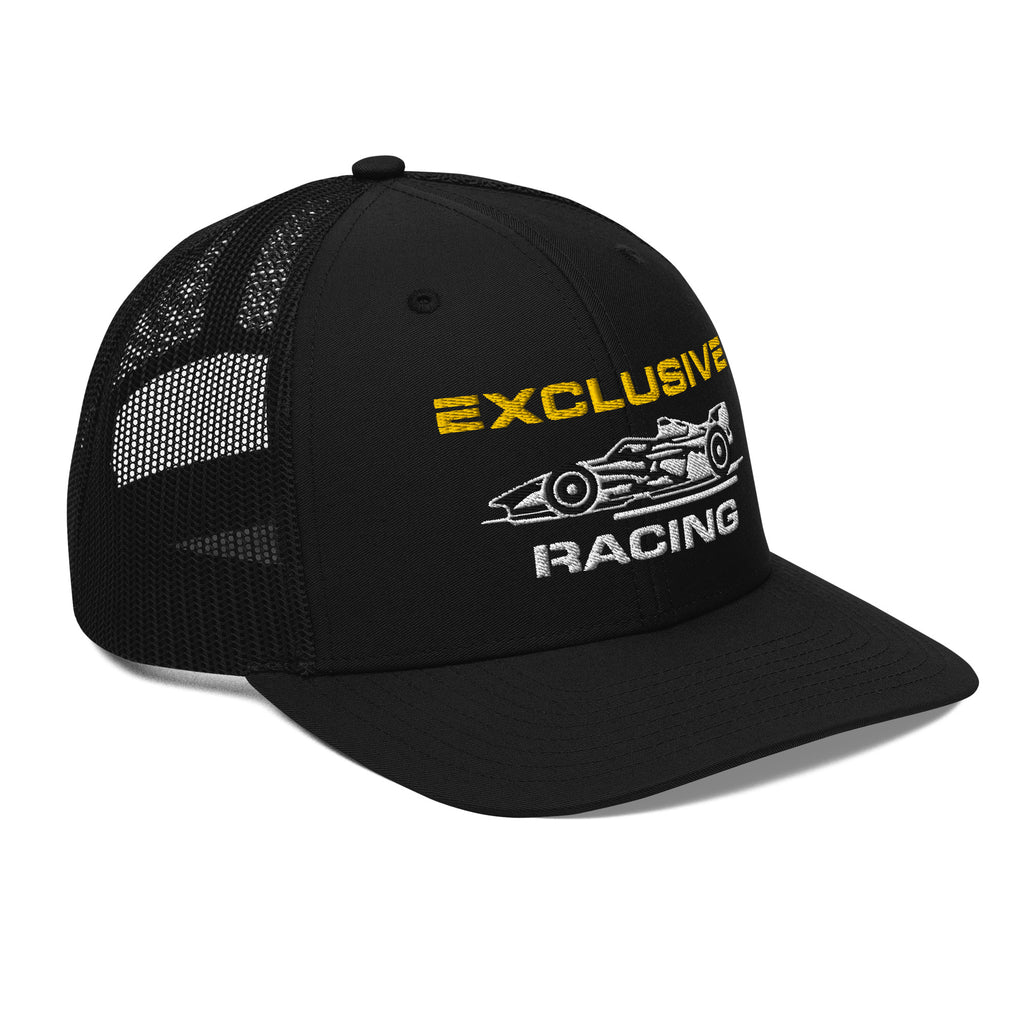 [Black] Right Front — EXR F-Car Side Richardson Trucker Cap