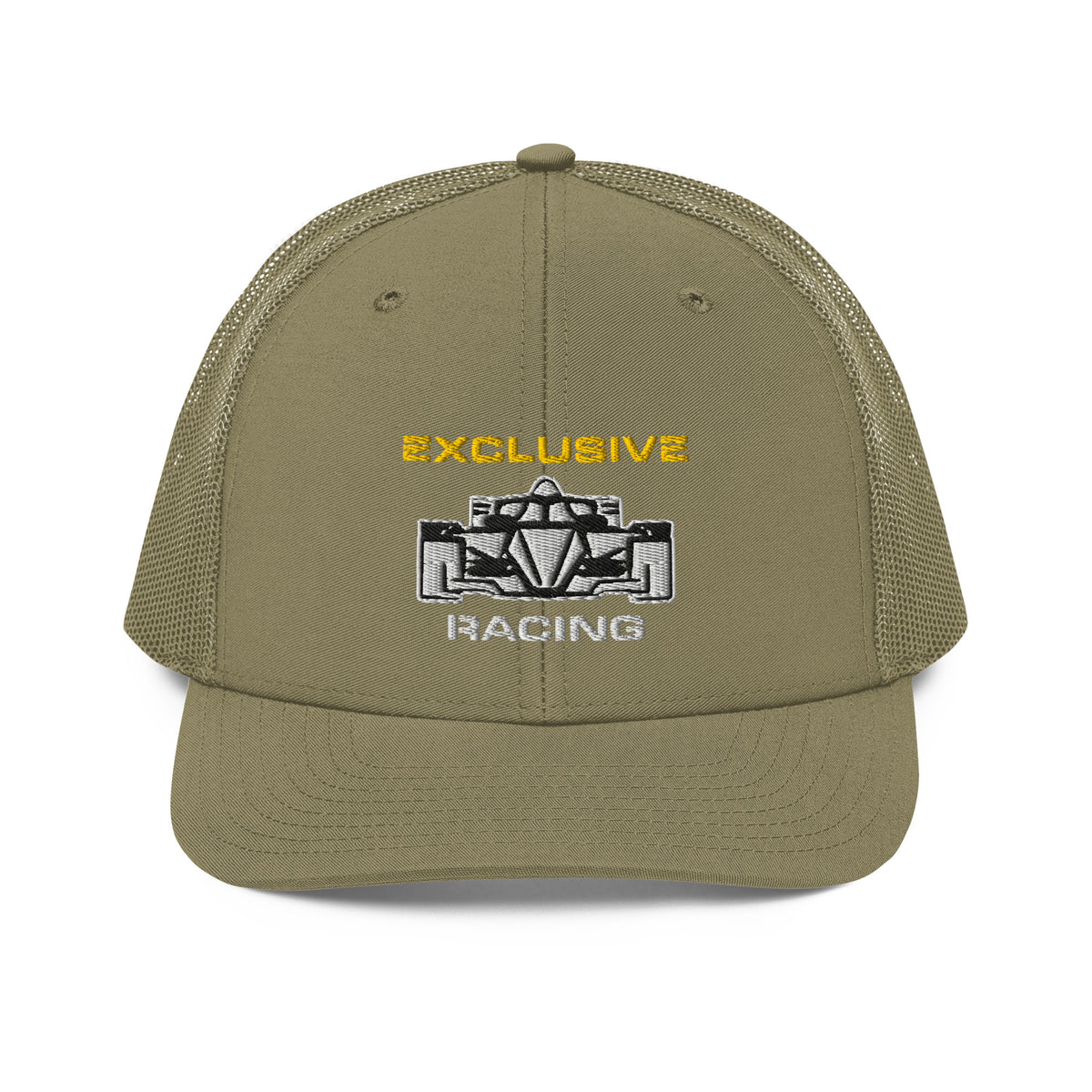 [Loden] Front — EXR F-Car Front Richardson Trucker Cap