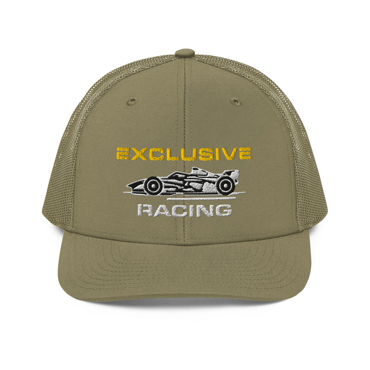 [Loden] Front — EXR F-Car Side Richardson Trucker Cap