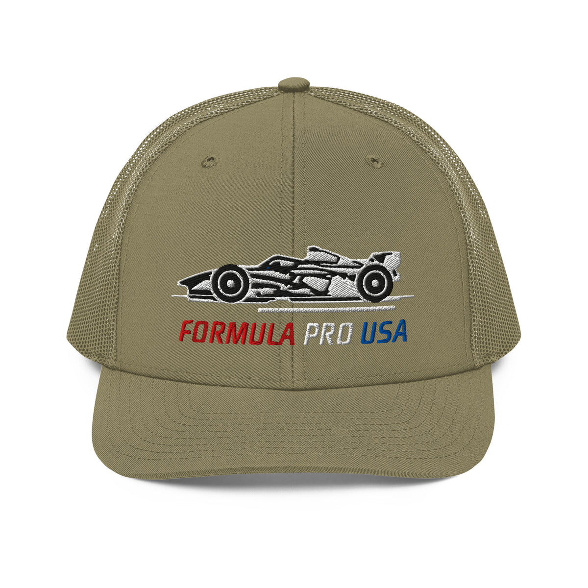 [Loden] Front — FPUSA Side View Richardson Trucker Cap