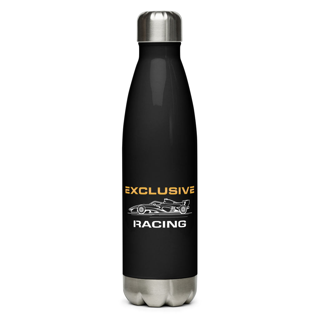 [Black] Front — EXR F-Car Side Stainless Steel Bottle