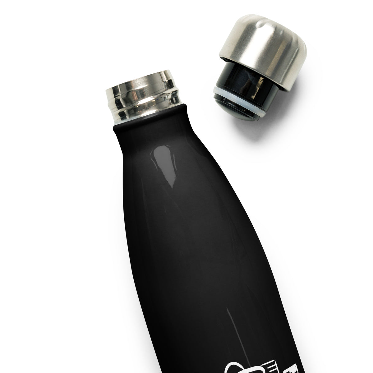 [Black] Product Details — FPUSA Front View Stainless Steel Bottle