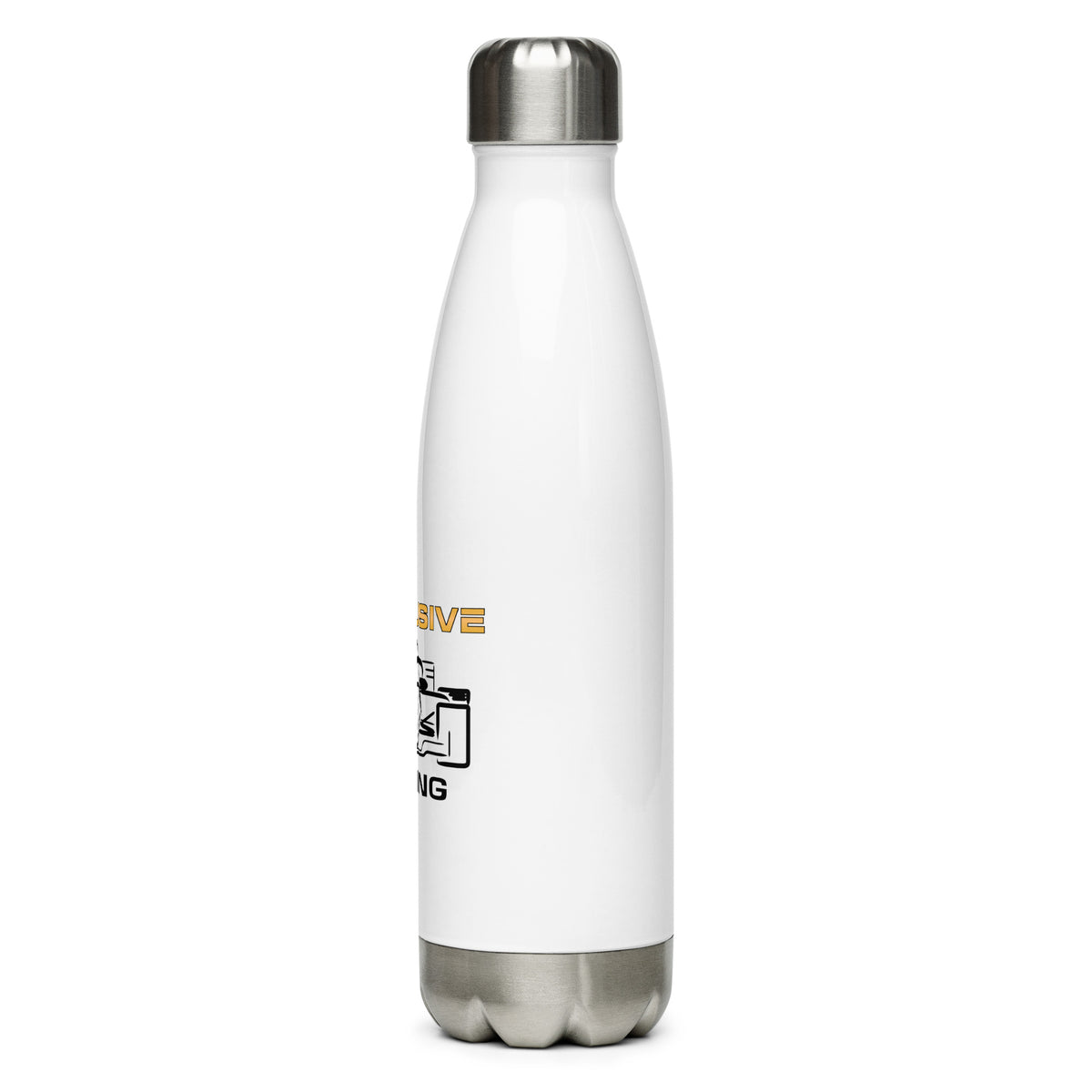 [White] Left — EXR F-Car Front Stainless Steel Bottle