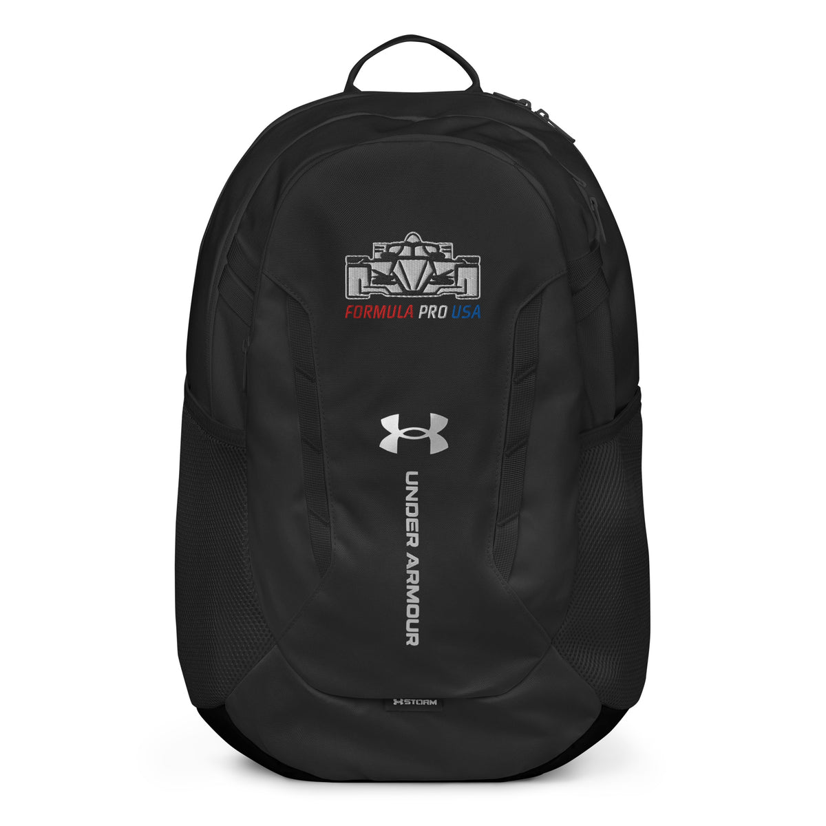 [Black] Front — FPUSA Front View Under Armour Backpack