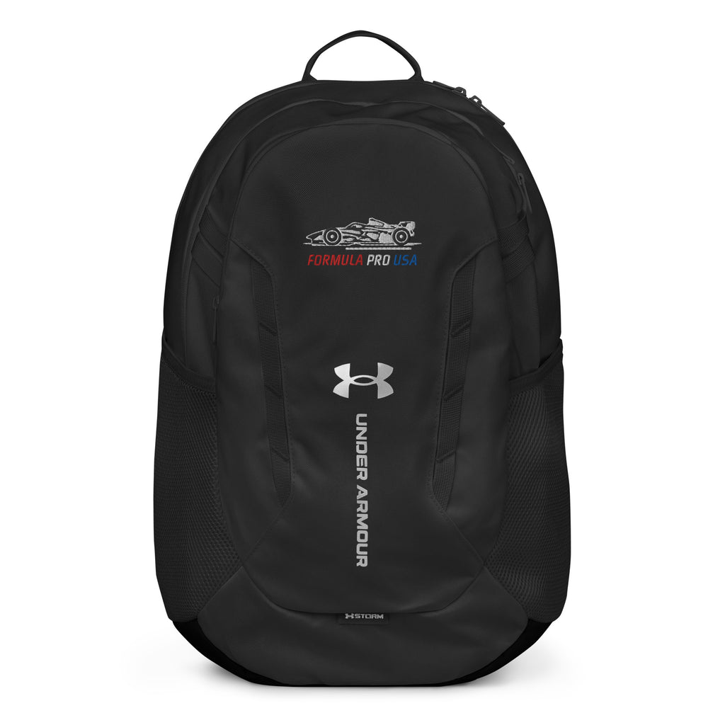 [Black] Front — FPUSA Side View Under Armour Backpack