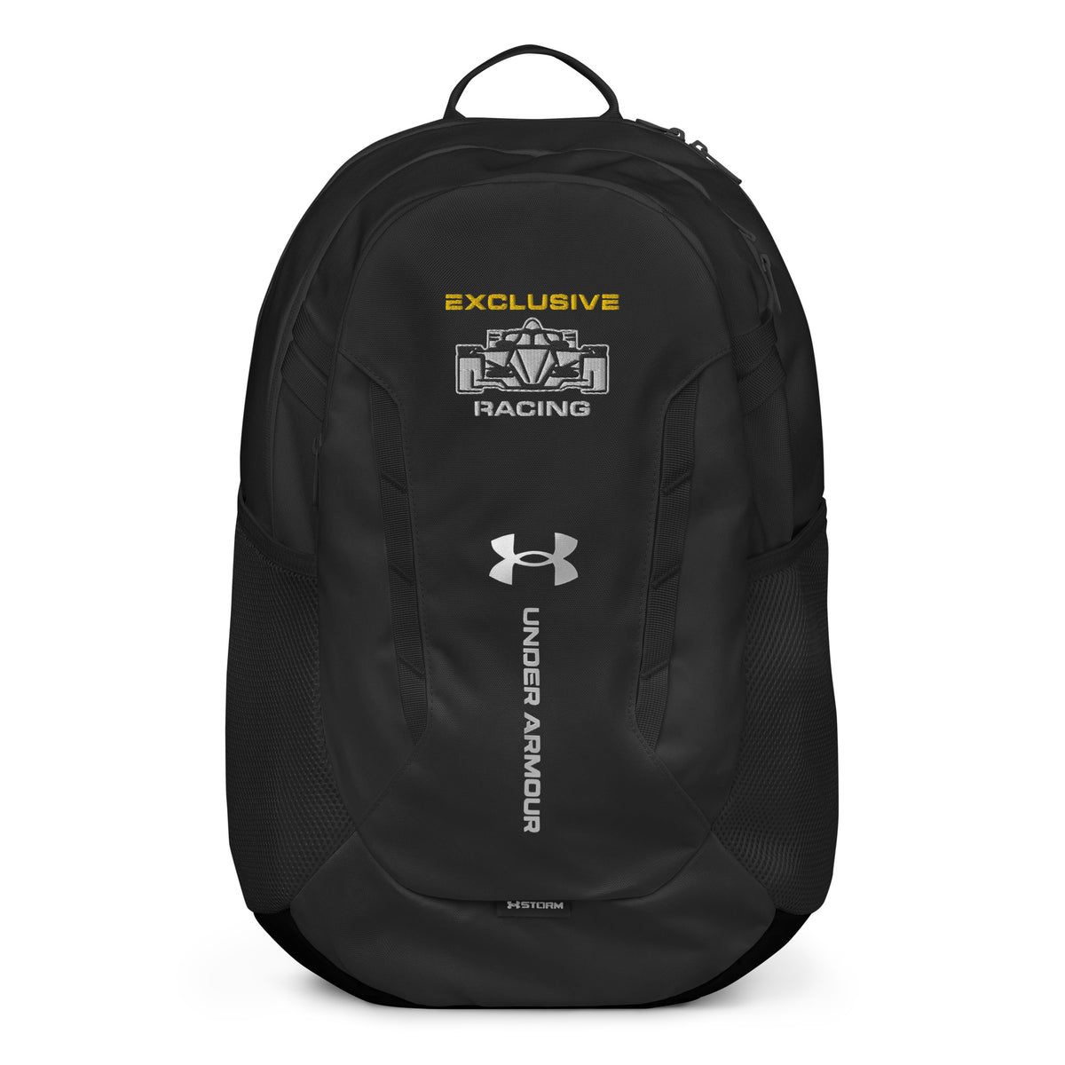 [Black] Front — EXR F-Car Front Under Armour Backpack