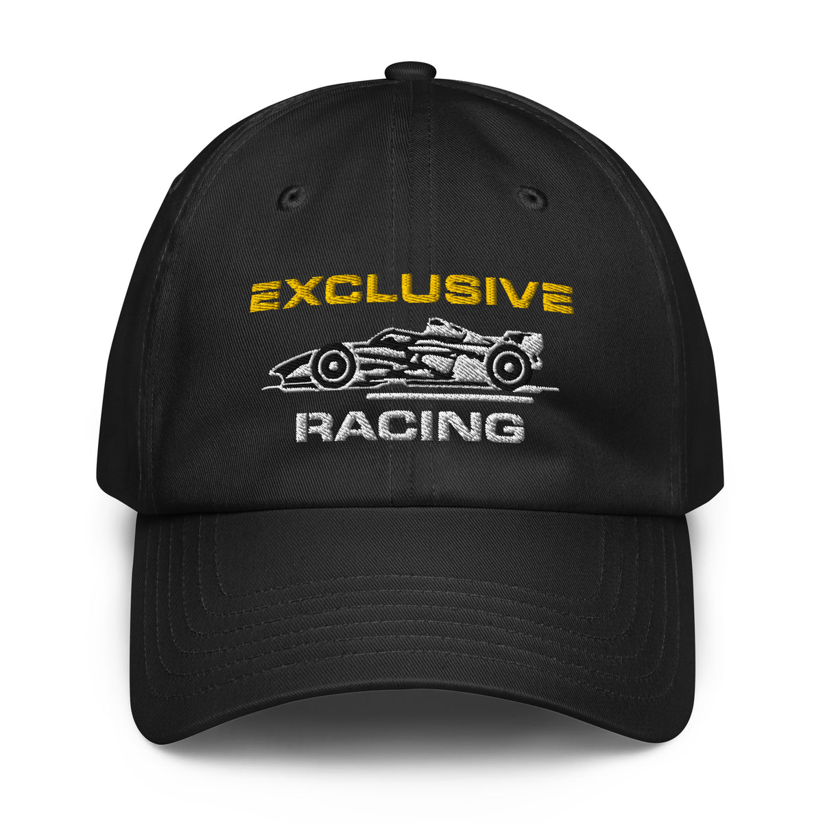 [Black] Front — EXR F-Car Side Under Armour Dad Hat