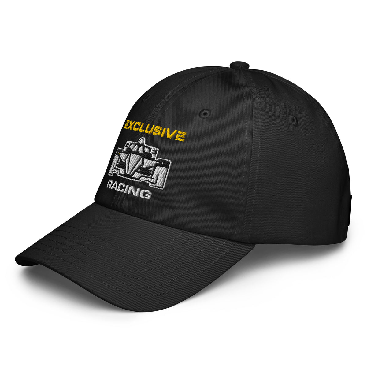 [Black] Left Front — EXR F-Car Front Under Armour Dad Hat