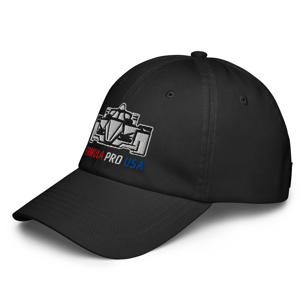 [Black] Left Front — FPUSA Front View Under Armour Dad Hat