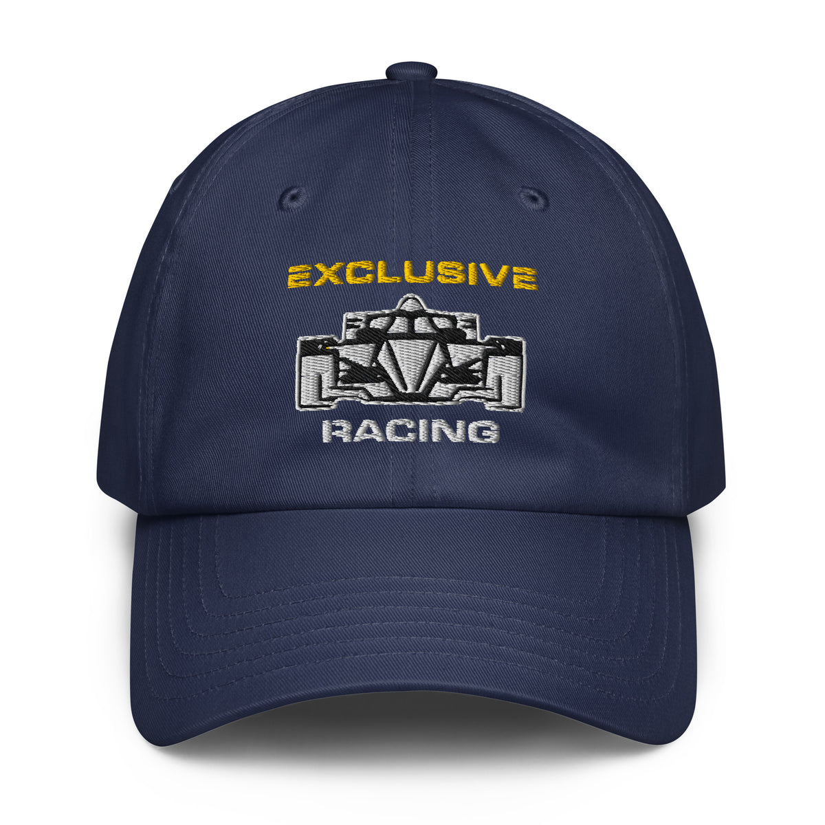 [Navy] Front — EXR F-Car Front Under Armour Dad Hat