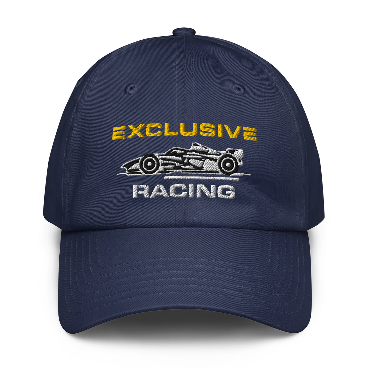 [Navy] Front — EXR F-Car Side Under Armour Dad Hat