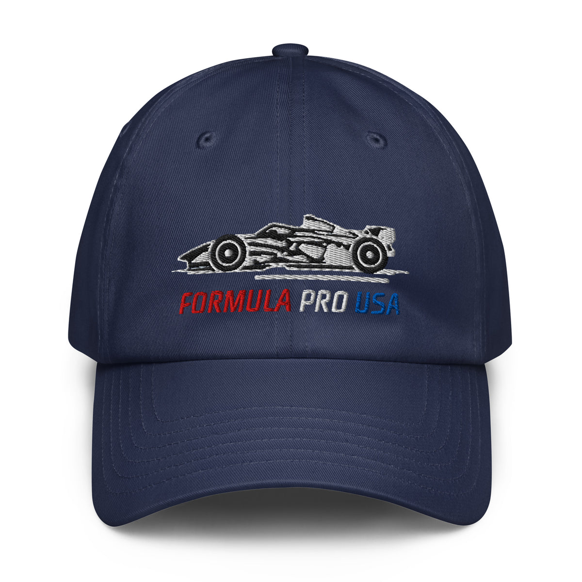 [Navy] Front — FPUSA Side View Under Armour Dad Hat