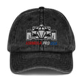[Black] Front — FPUSA Front View Vintage Twill Cap