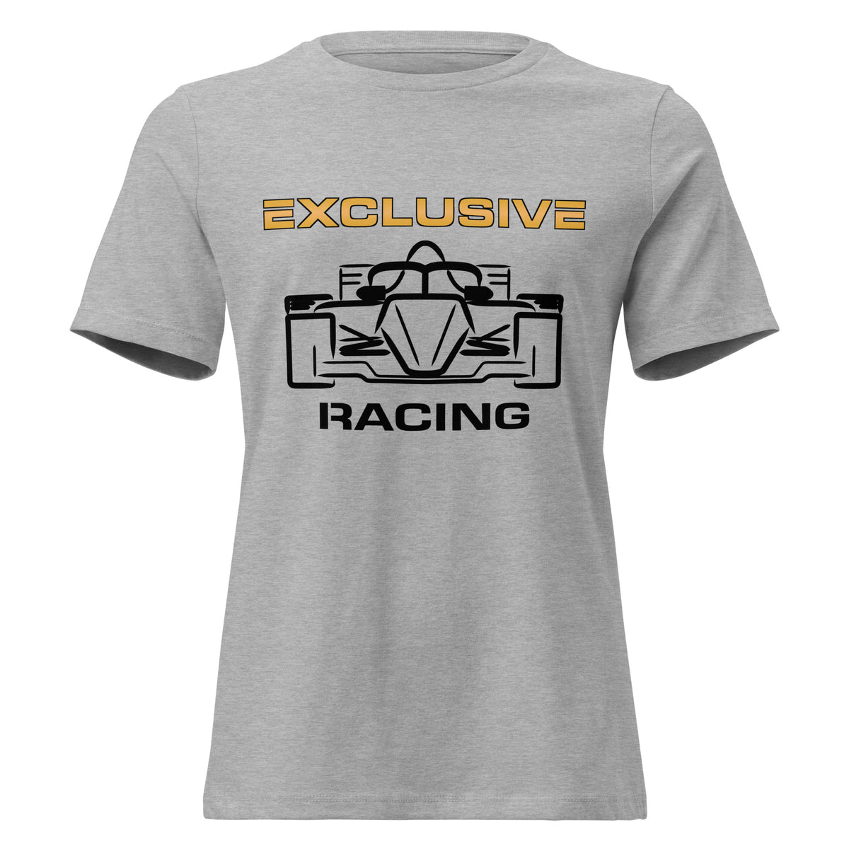 [Athletic Heather] Front — EXR F-Car Front Tee — Women's