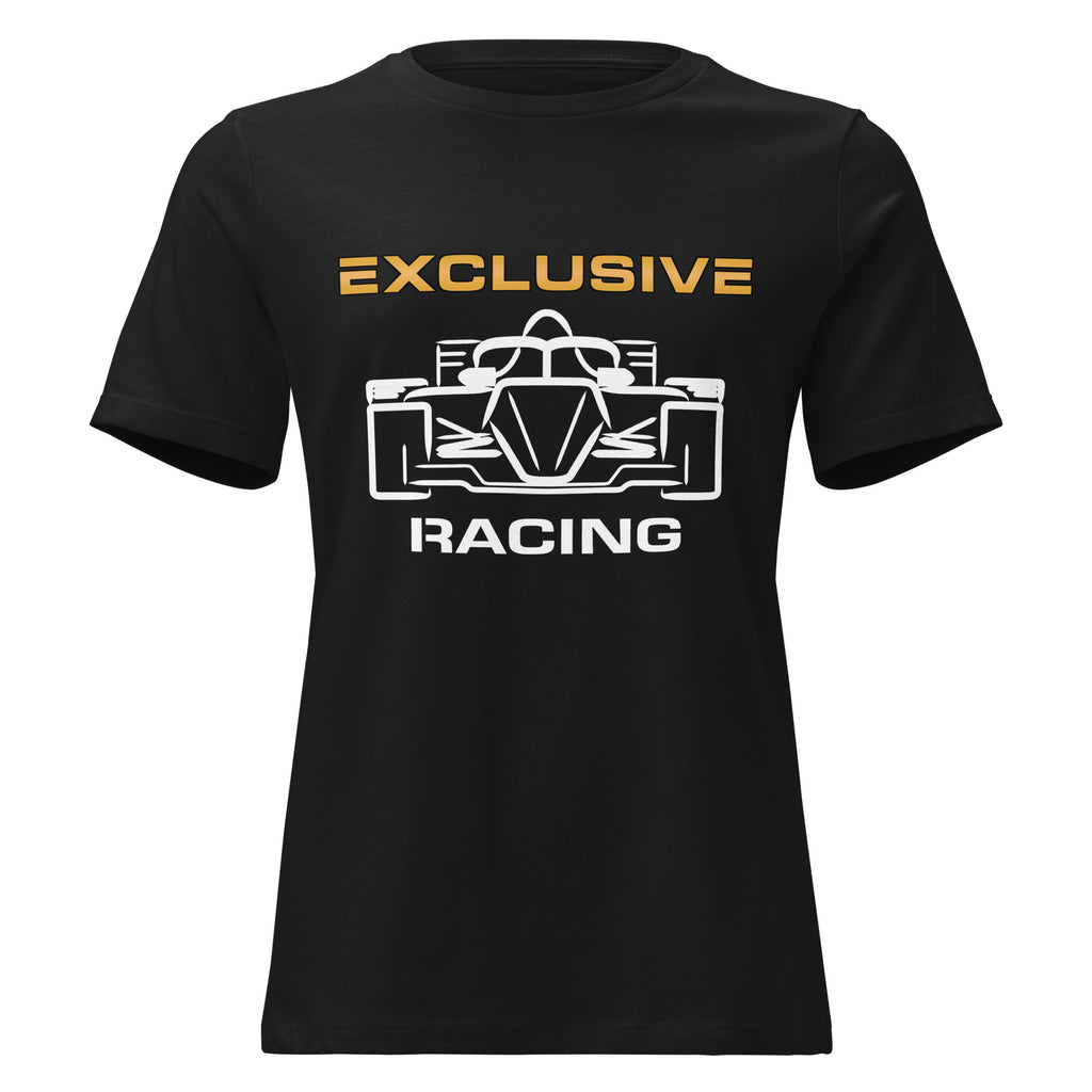 [Black] Front — EXR F-Car Front Tee — Women's