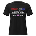 [Black] Front — FPUSA All Classes Side View Tee — Women's