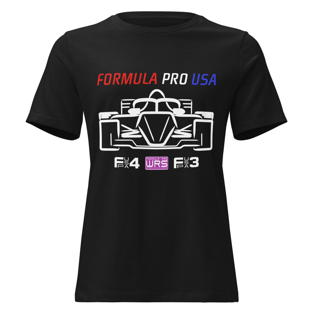 [Black] Front — FPUSA All Classes Front View Tee — Women's