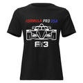 [Black] Front — FPUSA F3 Front View Tee — Women's