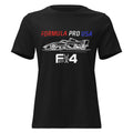 [Black] Front — FPUSA F4 Side View Tee — Women's