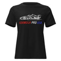 [Black] Front — FPUSA Side View Tee — Women's