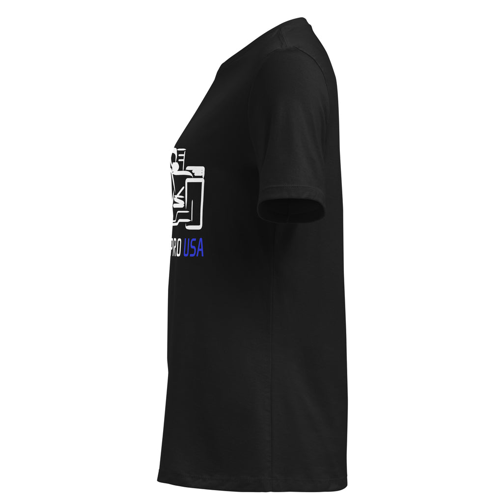 [Black] Left — FPUSA Front View Tee — Women's