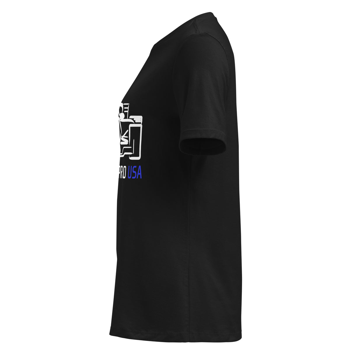 [Black] Left — FPUSA Front View Tee — Women's
