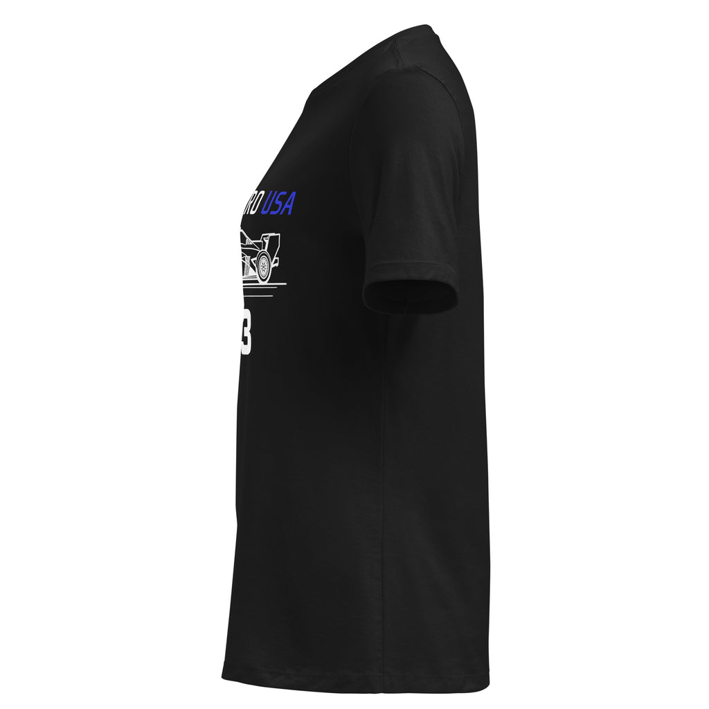 [Black] Left — FPUSA F3 Side View Tee — Women's