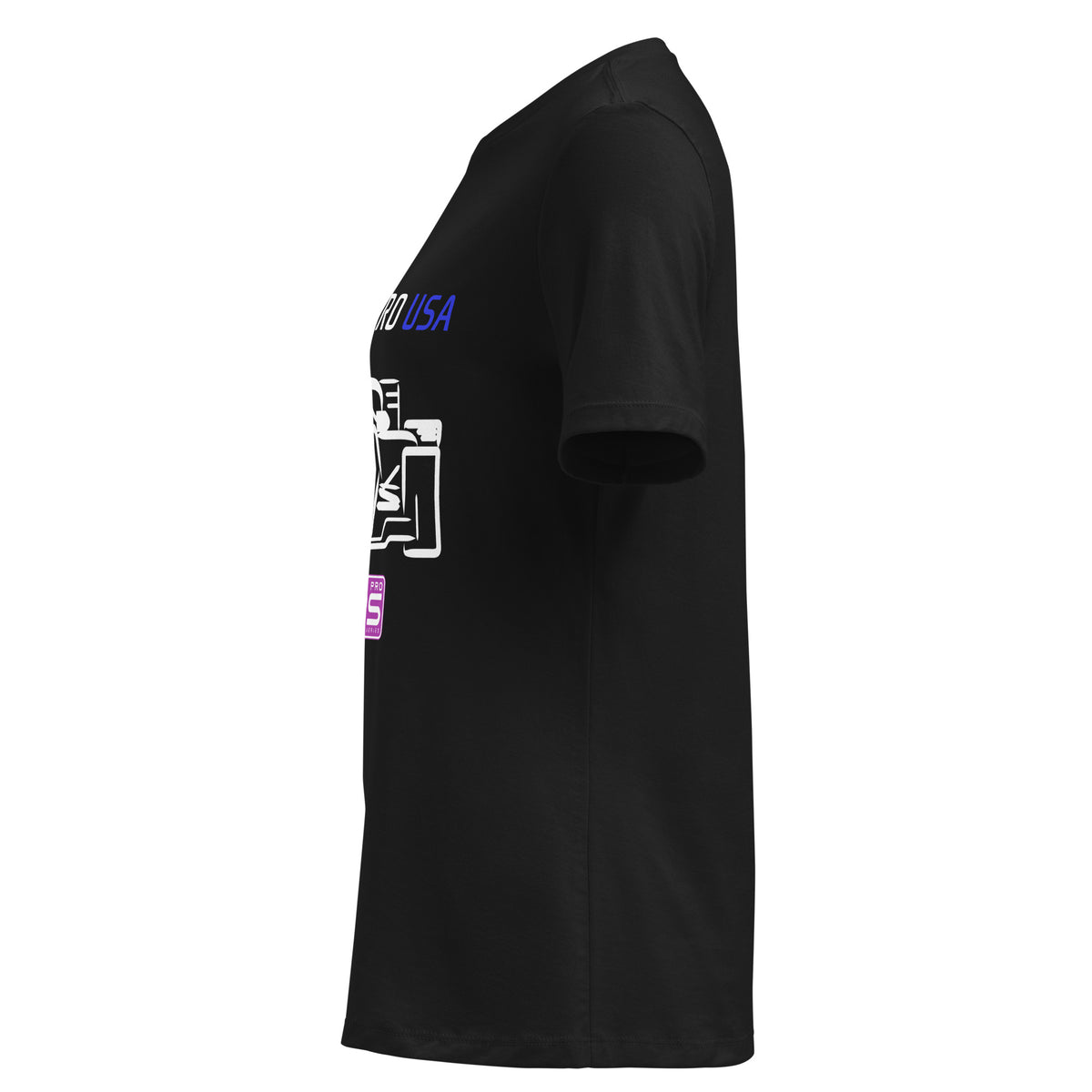 [Black] Left — FPUSA WRS Front View Tee — Women's