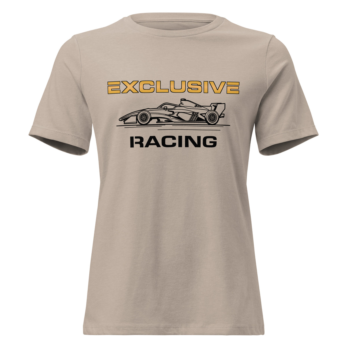 [Heather Stone] Front — EXR F-Car Side Tee — Women's