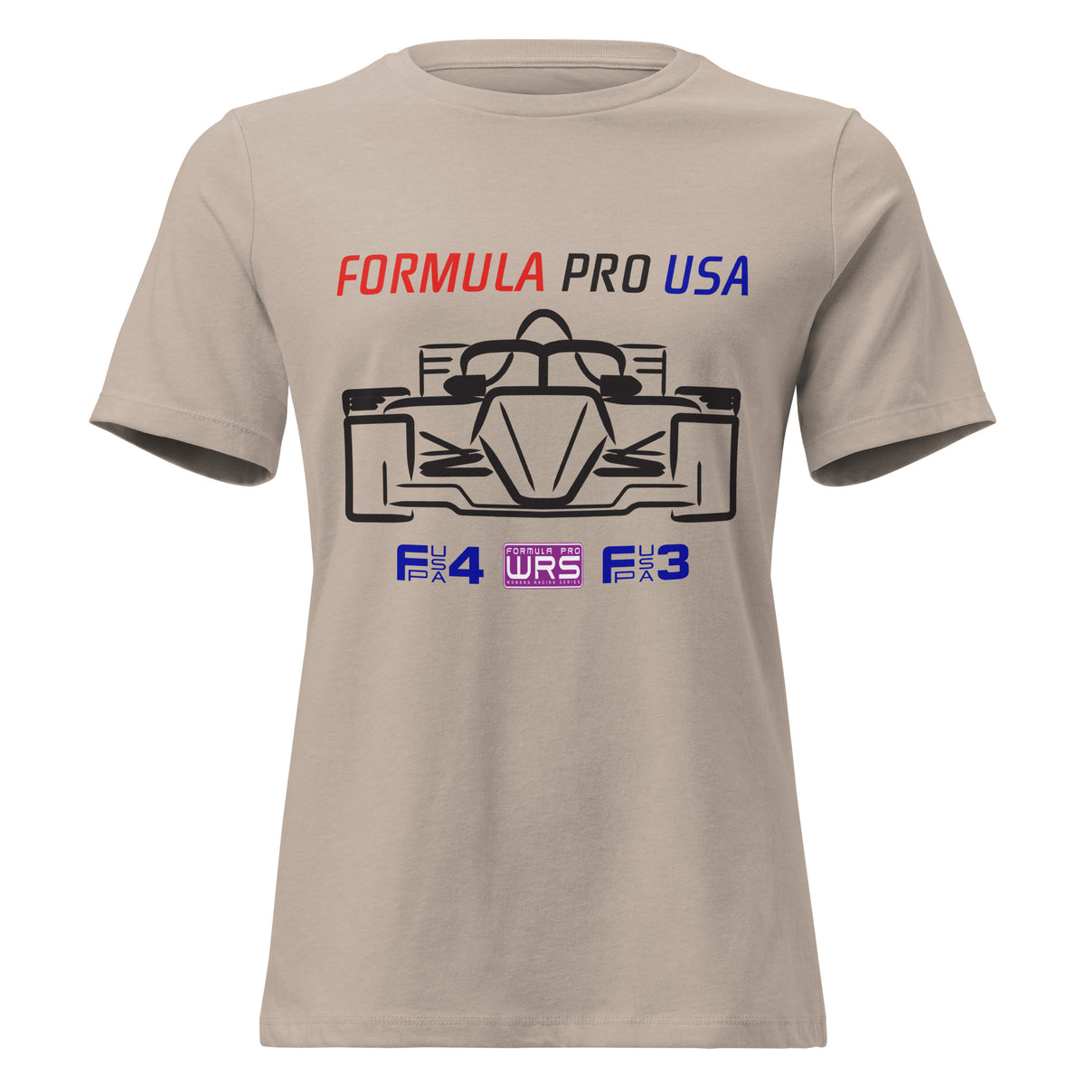 [Heather Stone] Front — FPUSA All Classes Front View Tee — Women's